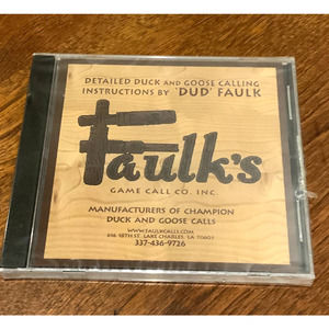 Faulks Detailed Duck And Goose Instructional CD by Dud Faulk-  Sealed Package